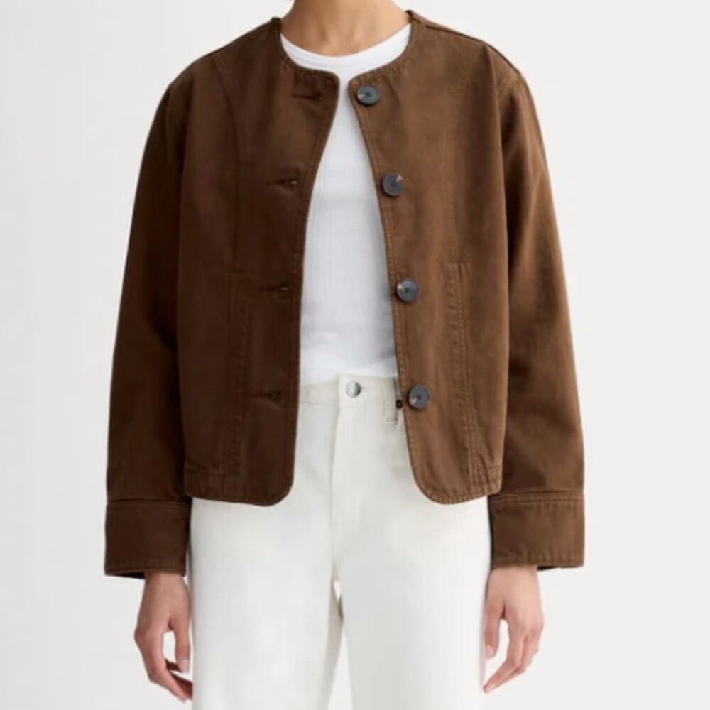 NWOT Everlane Denim Barrel Jacket XXS